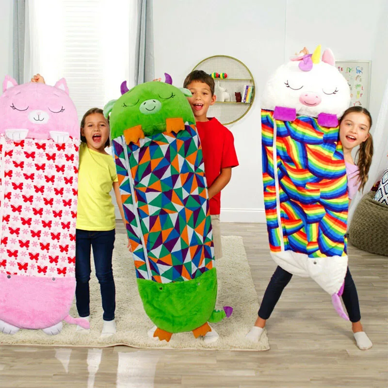 Large Size Sleeping Bag Style Children Lazy Warm Baby Sleep Sack Plaid Sleeping Bag Blanket Pillow Dropshipping Boys Girls Gift
Large Size Sleeping Bag Style Children Lazy Warm Baby Sleep Sack Plaid Sleeping Bag Blanket Pillow Dropshipping Boys Girls Gift