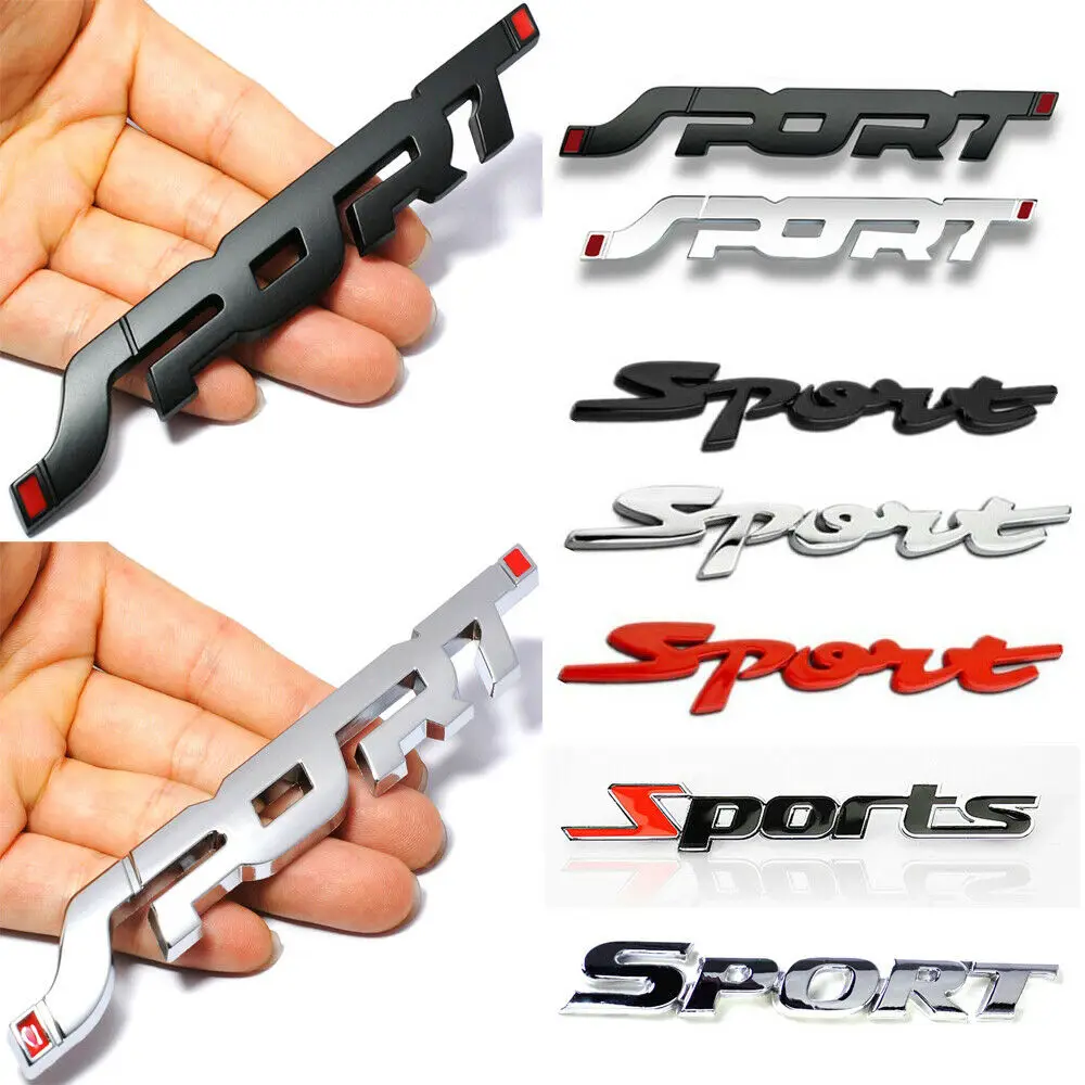 1pcs Universal Auto Metal SPORT Premium Car Side Fender Rear Trunk Emblem Badge Decal Car Sticker 3D for Car Accessories Decors
1pcs Universal Auto Metal SPORT Premium Car Side Fender Rear Trunk Emblem Badge Decal Car Sticker 3D for Car Accessories Decors