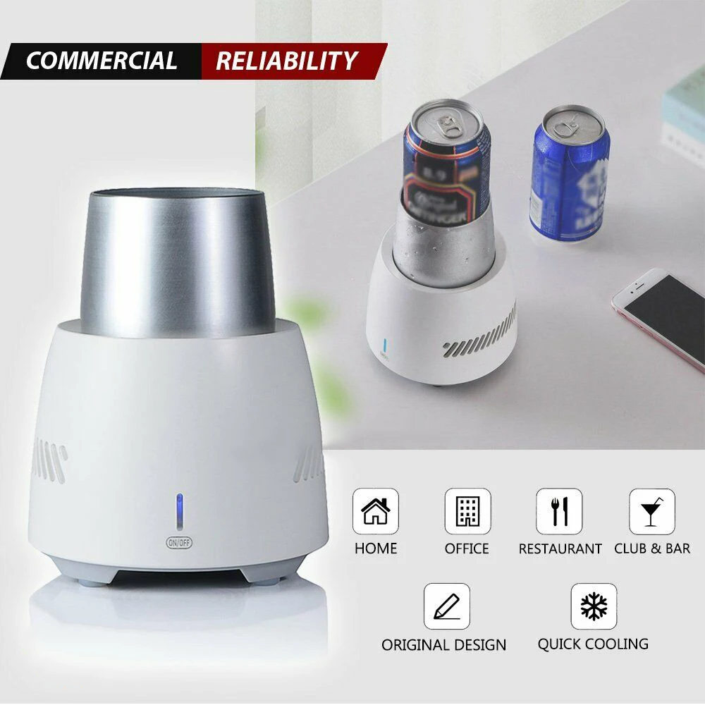 Mini Portable Refrigerator Cup Electric Summer Desktop Cooler Beer Cans Instant Cooling Cup Car Home Office Cold Drink Machine
Mini Portable Refrigerator Cup Electric Summer Desktop Cooler Beer Cans Instant Cooling Cup Car Home Office Cold Drink Machine