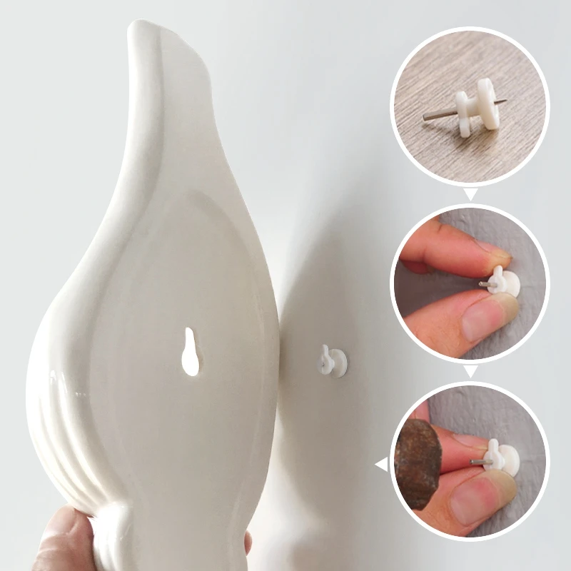 Современная белая керамическая ваза для морских ракушек цветов настенное