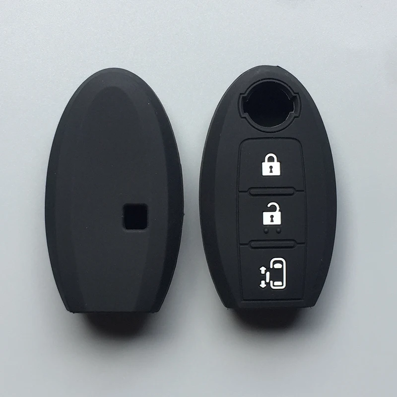 Silicone car key fob cover case set skin for Nissan Serena C25 3 buttons key 
Silicone car key fob cover case set skin for Nissan Serena C25 3 buttons key