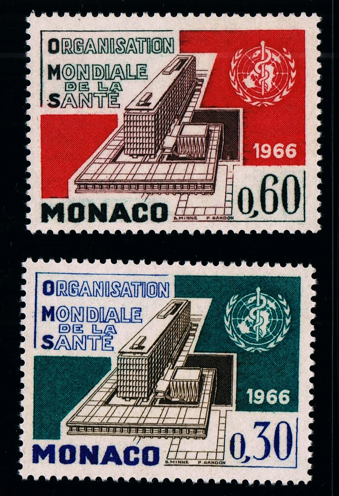 2Pcs/Set New Monaco Post Stamp 1966 World Health Organization Building Engraving Stamps MNH
2Pcs/Set New Monaco Post Stamp 1966 World Health Organization Building Engraving Stamps MNH