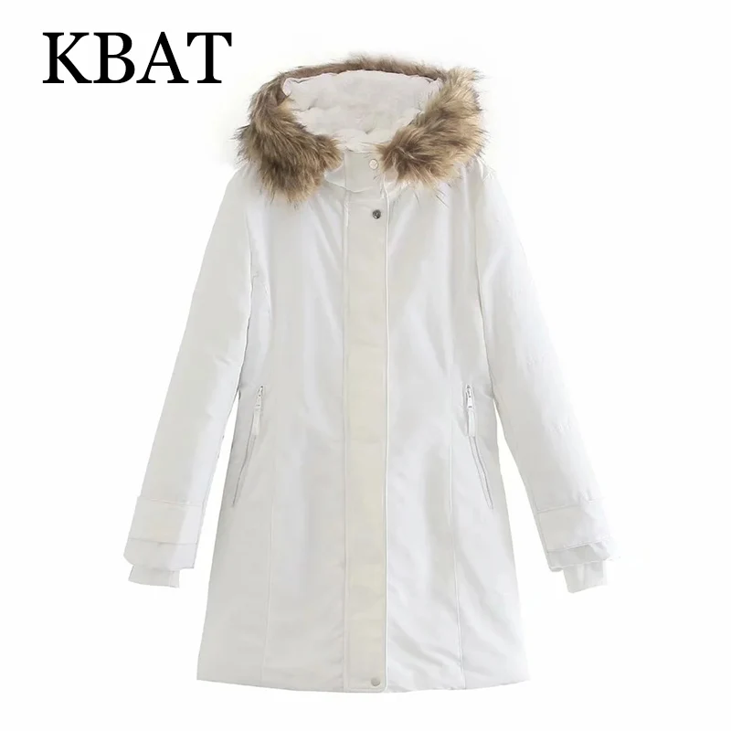 KBAT 2021 Fashion winter Thicken Hooded Solid Jackets Fur Collar Warm Parkas Hidden Pocket Commute Coat
KBAT 2021 Fashion winter Thicken Hooded Solid Jackets Fur Collar Warm Parkas Hidden Pocket Commute Coat