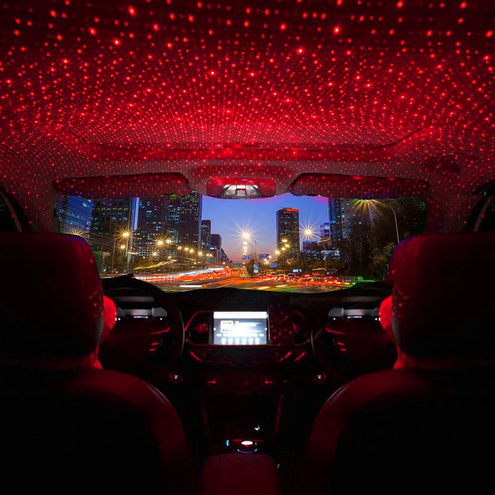 USB Auto Decoration Light Mini LED Car Roof Star Light Interior Atmosphere Lamp Projector Red Lights Car Lights Car Accessories
USB Auto Decoration Light Mini LED Car Roof Star Light Interior Atmosphere Lamp Projector Red Lights Car Lights Car Accessories
