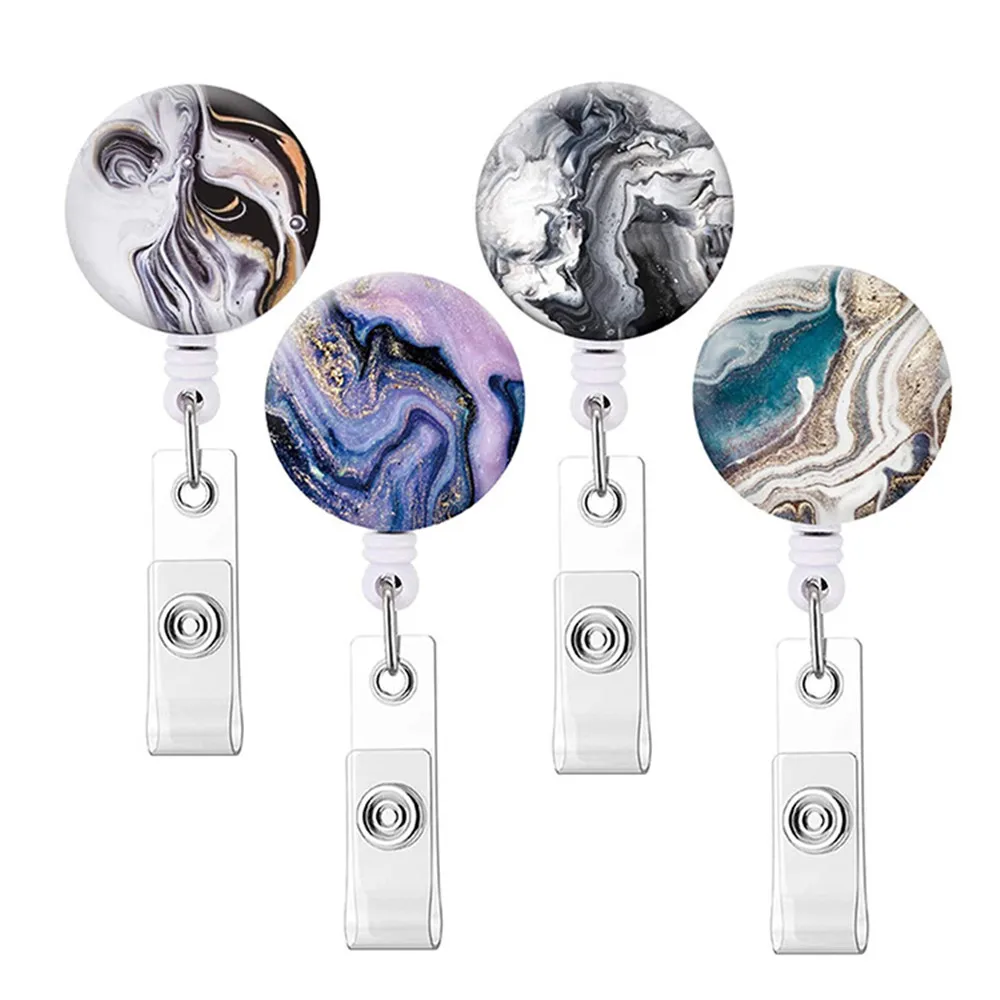 9 Color New Style Fashion Marble Retractable Nurse Badge Reel Clip Badge Holder Students Officer Doctor Id Card Holder
9 Color New Style Fashion Marble Retractable Nurse Badge Reel Clip Badge Holder Students Officer Doctor Id Card Holder