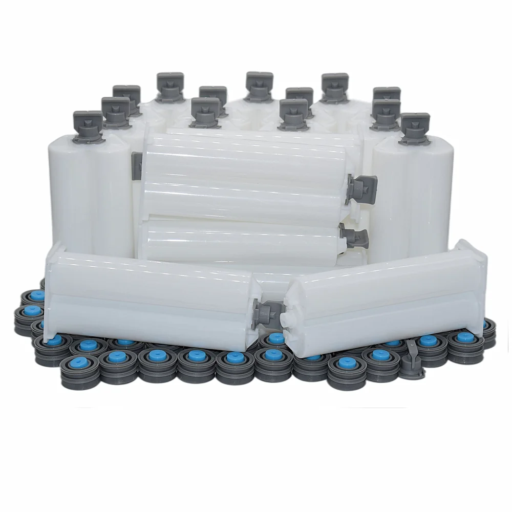 20pcs 50ml Empty Dual-Barrel Cartridge 1:1 Glue Tube with Cap and Sealing Pistons for 50ml 1:1 Adhesives Dispensing AB Glue Gun
20pcs 50ml Empty Dual-Barrel Cartridge 1:1 Glue Tube with Cap and Sealing Pistons for 50ml 1:1 Adhesives Dispensing AB Glue Gun