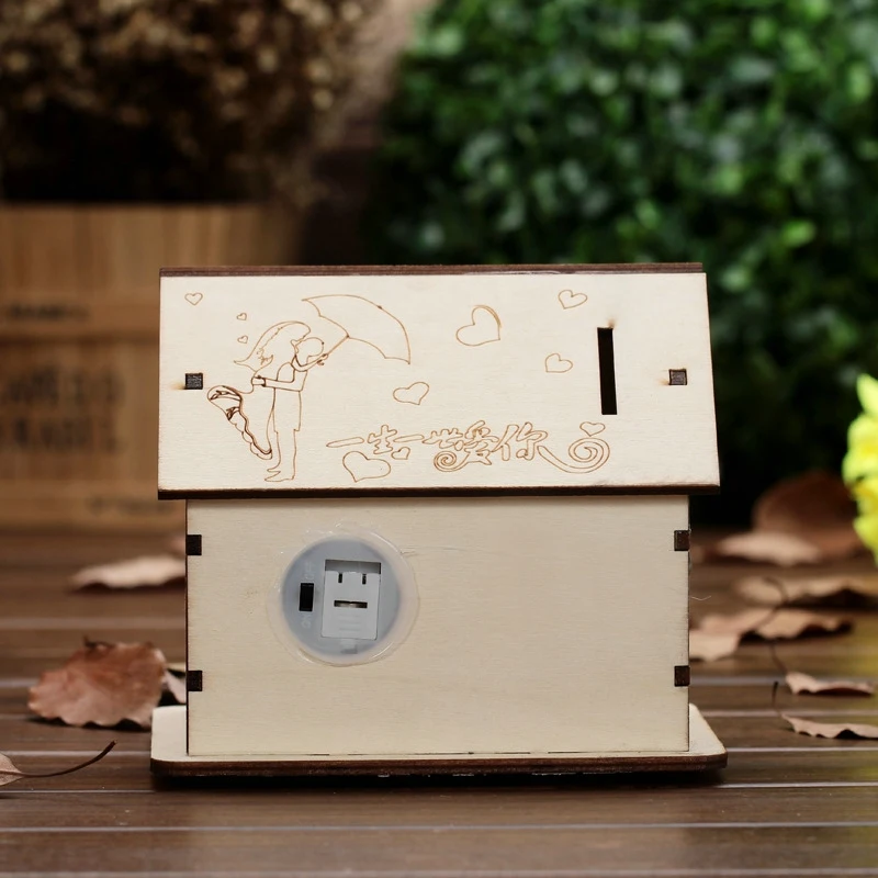 New Flash House Shape Change Wooden Furnishing Articles Piggy Banks Occupy The Birthday Gift Box Children Money Cans Unisex 2021
New Flash House Shape Change Wooden Furnishing Articles Piggy Banks Occupy The Birthday Gift Box Children Money Cans Unisex 2021