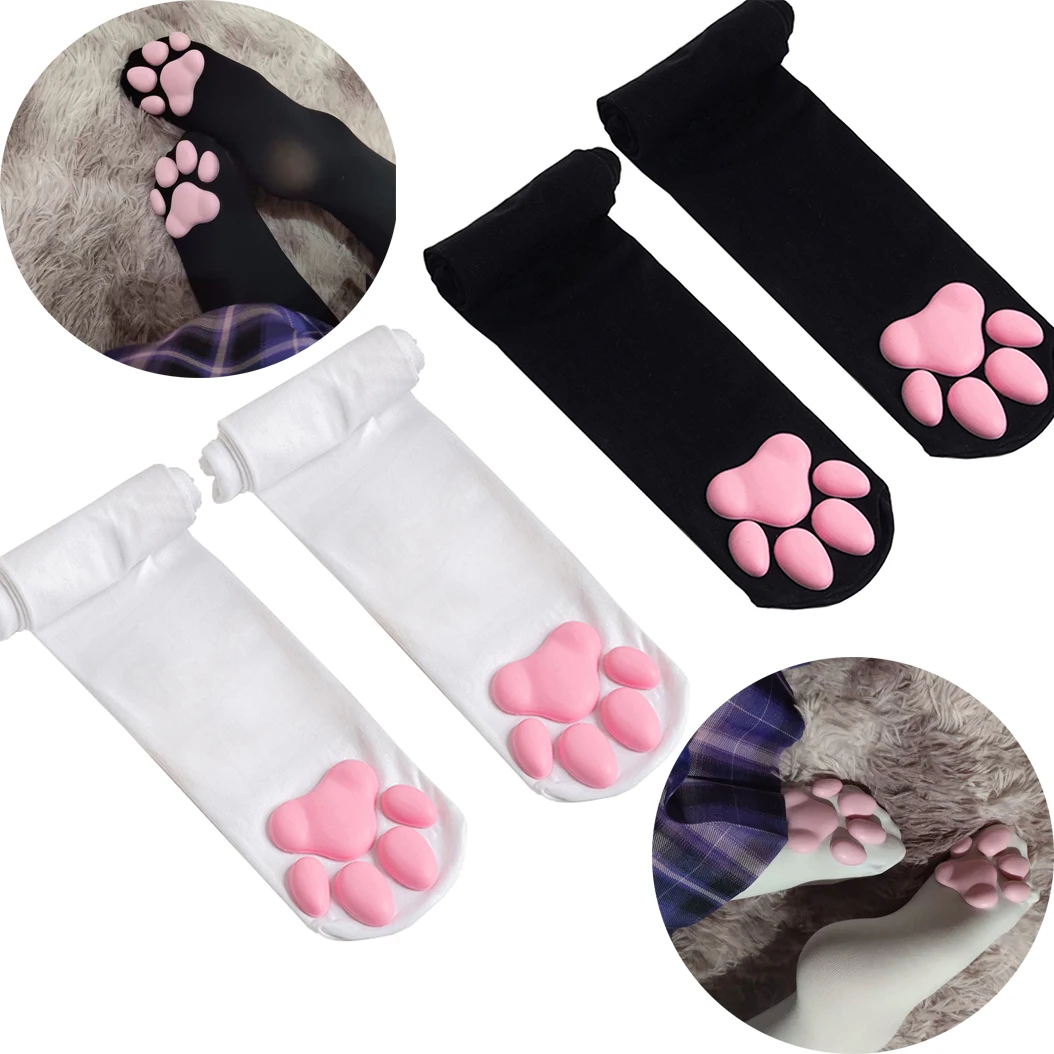 Valentines Gift Cat Paw Pad Socks Girls 60cm Overknee Thigh High Long Stockings Cute Kitten Claw Lolita Cat Maid Cosplay Socks
Valentines Gift Cat Paw Pad Socks Girls 60cm Overknee Thigh High Long Stockings Cute Kitten Claw Lolita Cat Maid Cosplay Socks