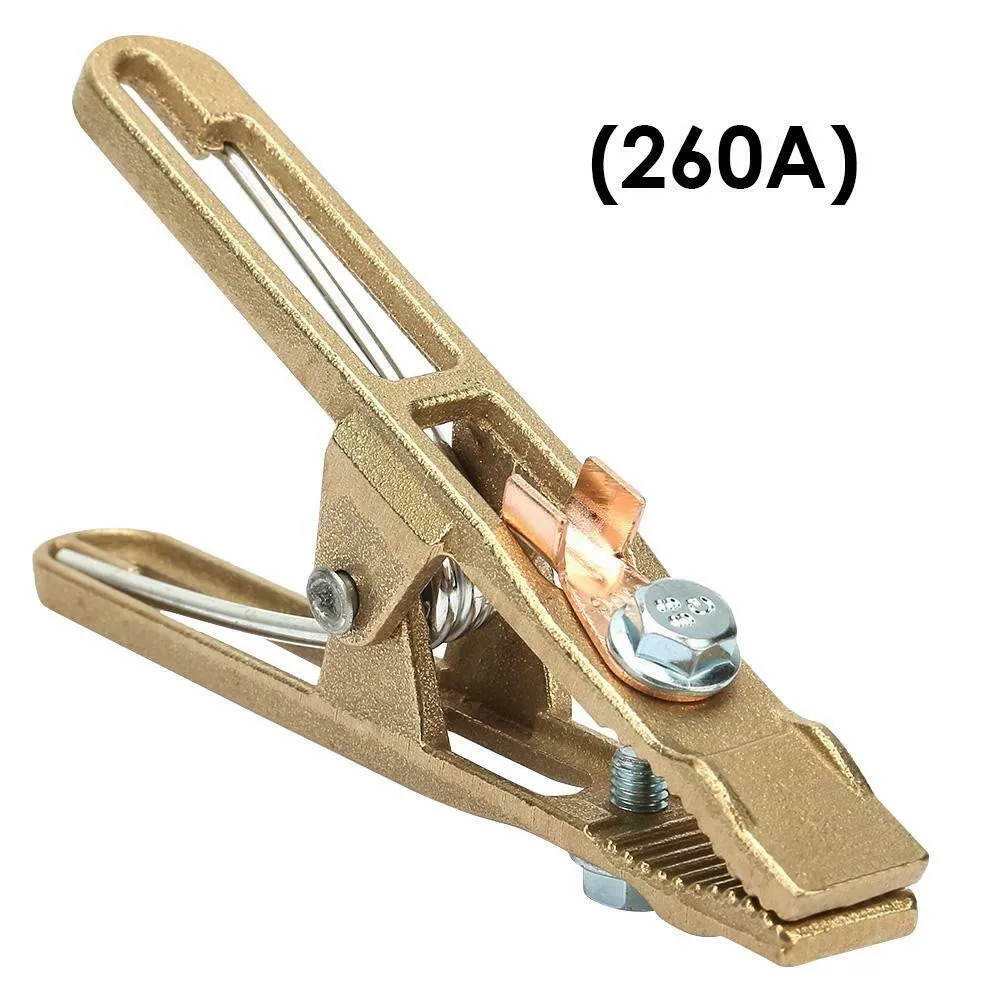 Electric 260 Amp Grounding Work Clamp Ground Welding Earth Clamp Ground Cable Copper Clip For Arc Welding Plasma Cutting Machine
Electric 260 Amp Grounding Work Clamp Ground Welding Earth Clamp Ground Cable Copper Clip For Arc Welding Plasma Cutting Machine