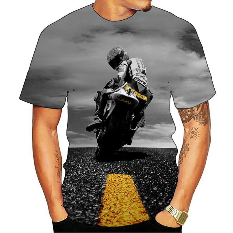 New Summer Men's 3D Motorcyclist Print T-shirt Men's Shirt Fun Casual Top Fashion Short Sleeve Clothing Large Size 110-6XL
New Summer Men's 3D Motorcyclist Print T-shirt Men's Shirt Fun Casual Top Fashion Short Sleeve Clothing Large Size 110-6XL