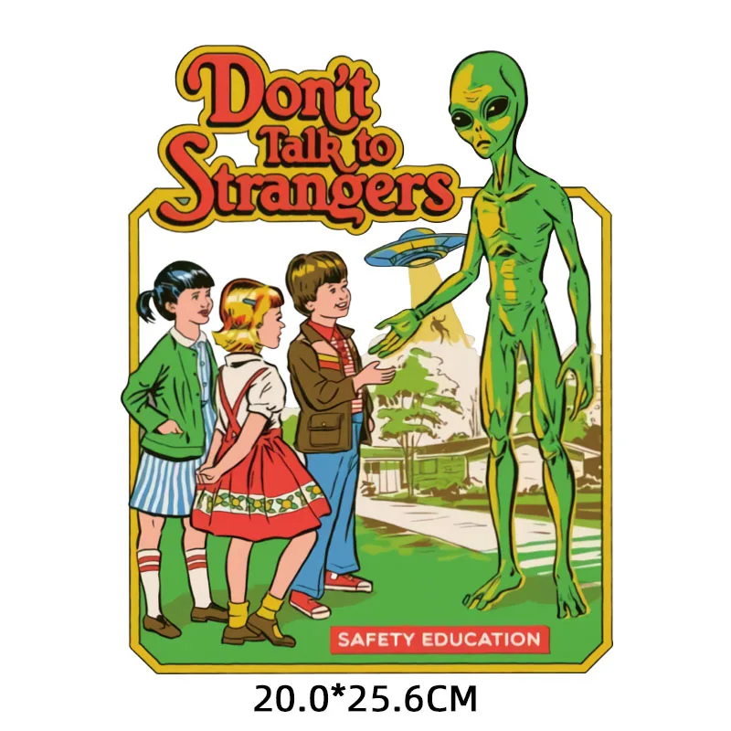 Saucer Man Iron On Vinyl Stickers For Children's Clothes Heat Transfers Patch For T-Shirt DIY Thermo Adhesive Badge Applique J
Saucer Man Iron On Vinyl Stickers For Children's Clothes Heat Transfers Patch For T-Shirt DIY Thermo Adhesive Badge Applique J