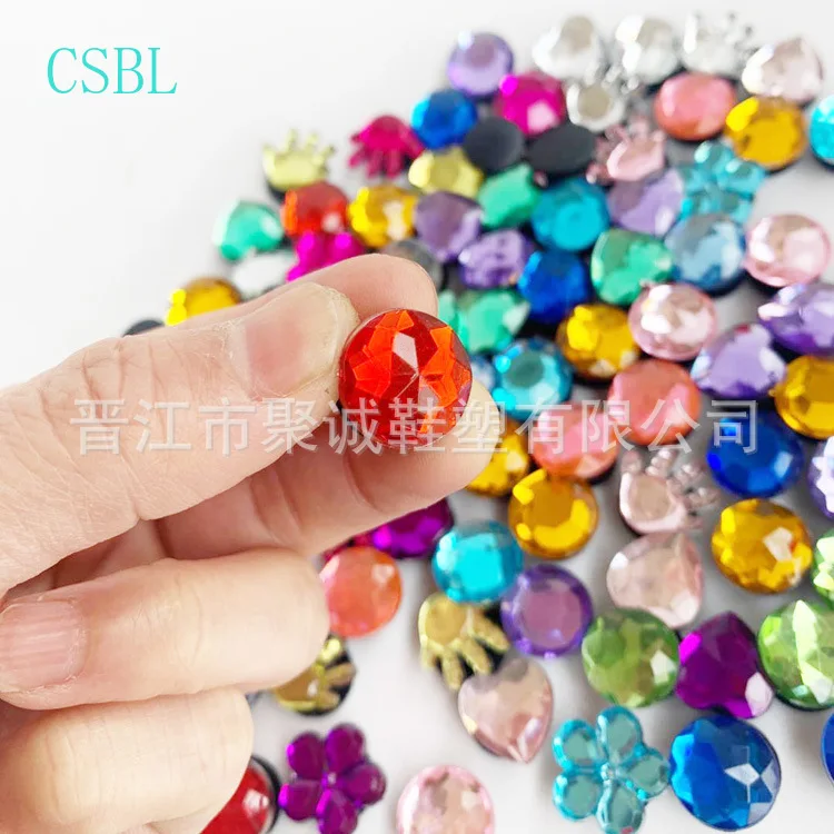 Croc Sandals Ornament Shoe Buckle Decoration Crystal Acrylic Diamond 3D Three-Dimensional Shoe Ornament Accessories 10 Pcs
Croc Sandals Ornament Shoe Buckle Decoration Crystal Acrylic Diamond 3D Three-Dimensional Shoe Ornament Accessories 10 Pcs
