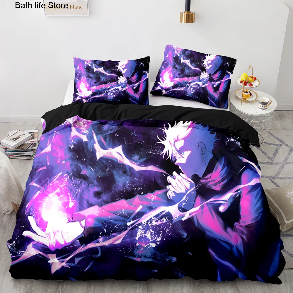 Jujutsu Kaisen Bedding Set Single Twin Full Queen King Size Anime Bed Set Aldult Kawaii Kid Bedroom Duvetcover Sets 3D Print y2k
Jujutsu Kaisen Bedding Set Single Twin Full Queen King Size Anime Bed Set Aldult Kawaii Kid Bedroom Duvetcover Sets 3D Print y2k