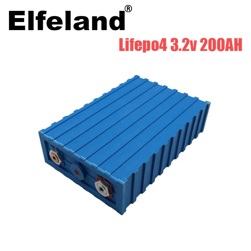 Elfeland 4 шт. 3 2 В Ач CALB lifepo4 литий железо фосфатная батарея солнечная 12 24 в 48 200 ач ЕС