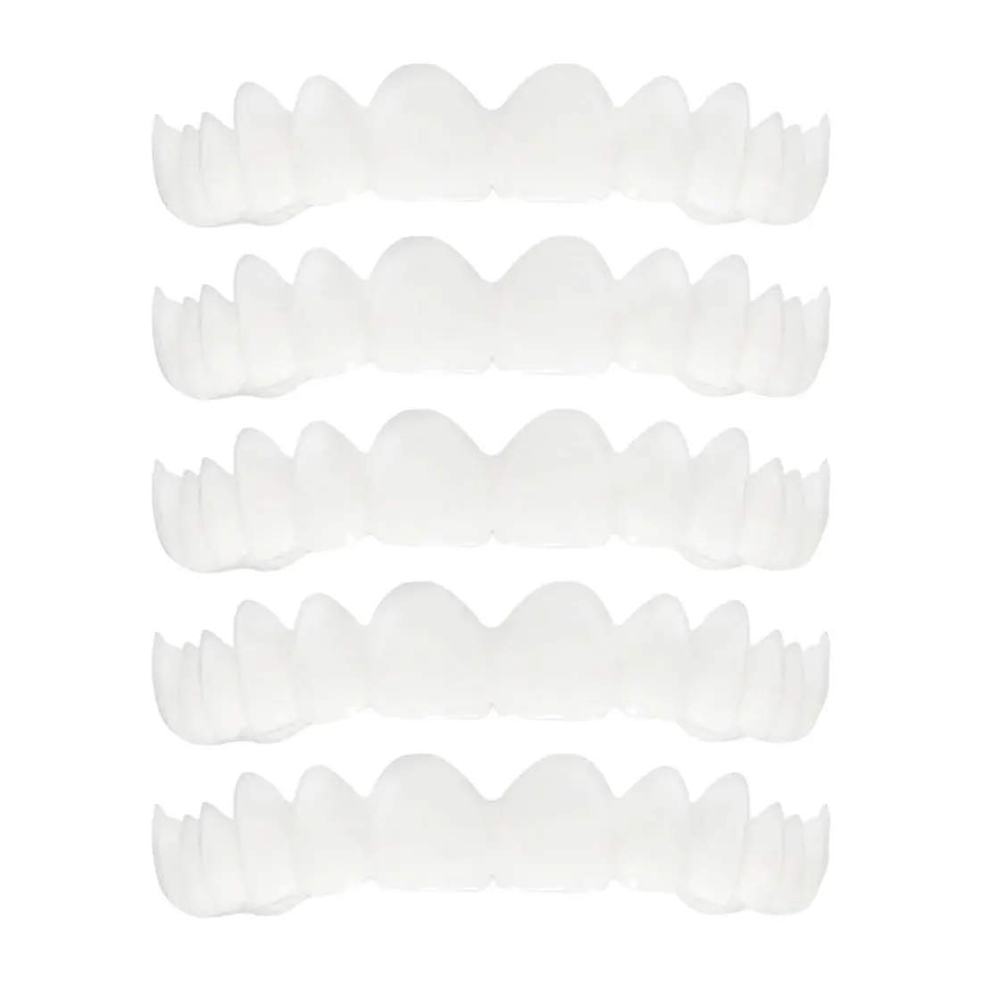 5pcs Temporary Denture Teeth Whitening Fake Tooth Cover Comfort Fit Snap Fake Upper Teeth Cosmetic Temporary Denture Tooth
5pcs Temporary Denture Teeth Whitening Fake Tooth Cover Comfort Fit Snap Fake Upper Teeth Cosmetic Temporary Denture Tooth