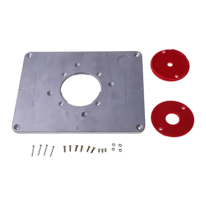 Aluminum Router Table Insert Plate Trimmer Engraving Machine Woodworking Bench 62KC
Aluminum Router Table Insert Plate Trimmer Engraving Machine Woodworking Bench 62KC