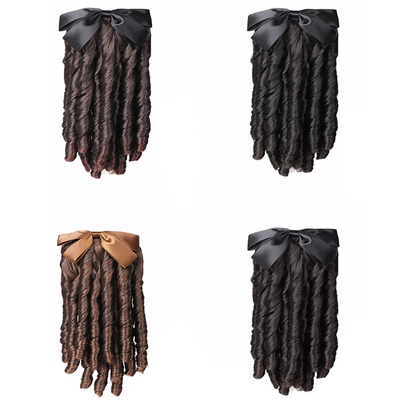 MANWEI Roll Hair Ponytail Clip Black Princess Hair Products Medieval Europen Hair For Women Evening Party Head Wear Accessorie
MANWEI Roll Hair Ponytail Clip Black Princess Hair Products Medieval Europen Hair For Women Evening Party Head Wear Accessorie