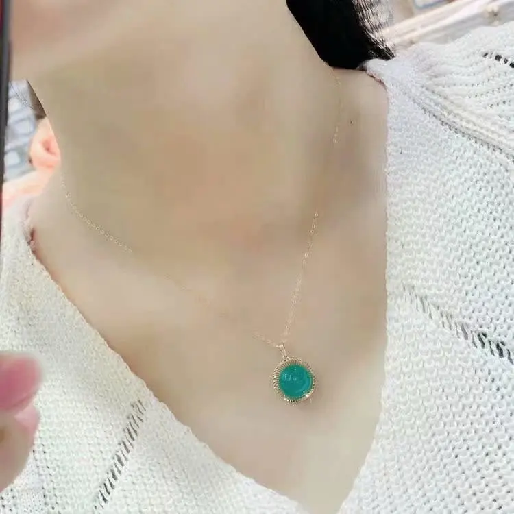 SHILOVEM 18K YELLOW GOLD NATURAL REAL AMAZONITE PENDANTS NO NECKLACE FINE JEWELRY CLASSIC GIFT PLANT NEW MYMZ011-12THS 
SHILOVEM 18K YELLOW GOLD NATURAL REAL AMAZONITE PENDANTS NO NECKLACE FINE JEWELRY CLASSIC GIFT PLANT NEW MYMZ011-12THS