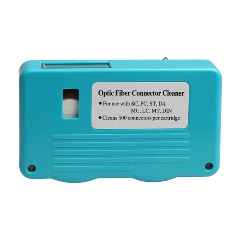 

Очиститель оптоволоконного соединителя/кассета для очистки оптоволоконного соединителя, очиститель кассеты 500 раз/коробка для очистки опт...