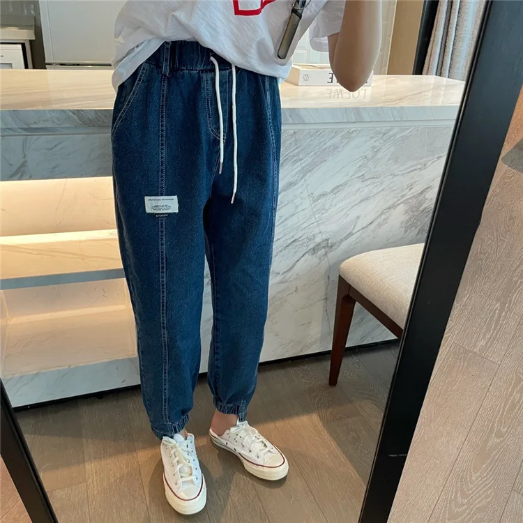 TVVOVVIN Spring 2021 New Drawstring Elastic Waist Washed Thin Jeans Women's Casual All-match Denim Trousers AX9O
TVVOVVIN Spring 2021 New Drawstring Elastic Waist Washed Thin Jeans Women's Casual All-match Denim Trousers AX9O