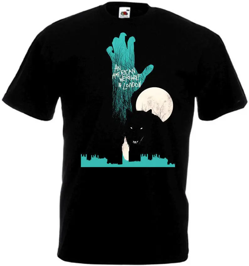 An American Werewolf In London T Shirt Black Movie Poster All Sizes S-3XL 100% Cotton T-Shirts for Man Top Tee
An American Werewolf In London T Shirt Black Movie Poster All Sizes S-3XL 100% Cotton T-Shirts for Man Top Tee