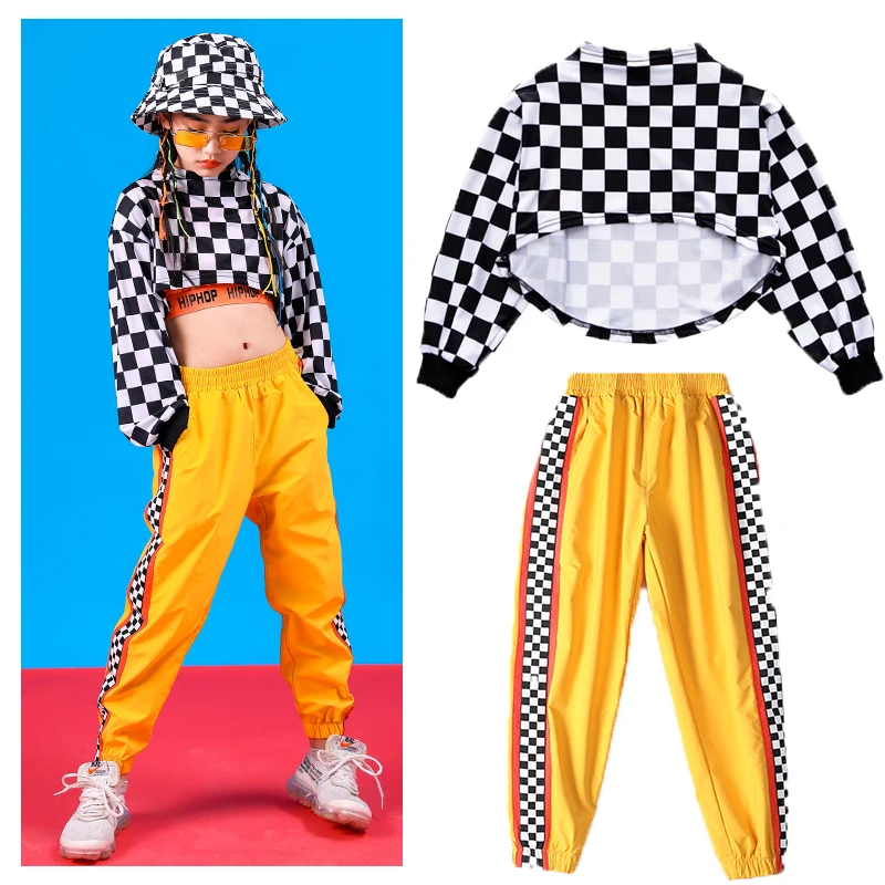 Kids Hip Hop Dancing Clothes For Girls Jazz Dance Costumes Long Sleeve Children Street Dance Clothing Stage outfits
Kids Hip Hop Dancing Clothes For Girls Jazz Dance Costumes Long Sleeve Children Street Dance Clothing Stage outfits