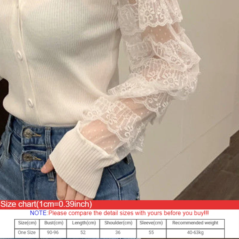 Vangull women Blouse Spring Autumn New Women tops Harajuku Slim Feminine Solid Cardigan Lace stitching V-neck Long Sleeve Coat
Vangull women Blouse Spring Autumn New Women tops Harajuku Slim Feminine Solid Cardigan Lace stitching V-neck Long Sleeve Coat