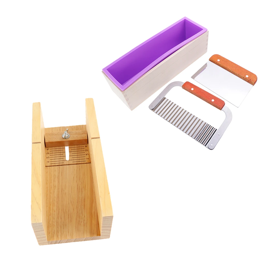4pcs/set Soap Making Tools Kit, Wooden Soap Cutting Mould + 2pcs Soap Cutter + Silicone Soap Making Loaf Mould
4pcs/set Soap Making Tools Kit, Wooden Soap Cutting Mould + 2pcs Soap Cutter + Silicone Soap Making Loaf Mould