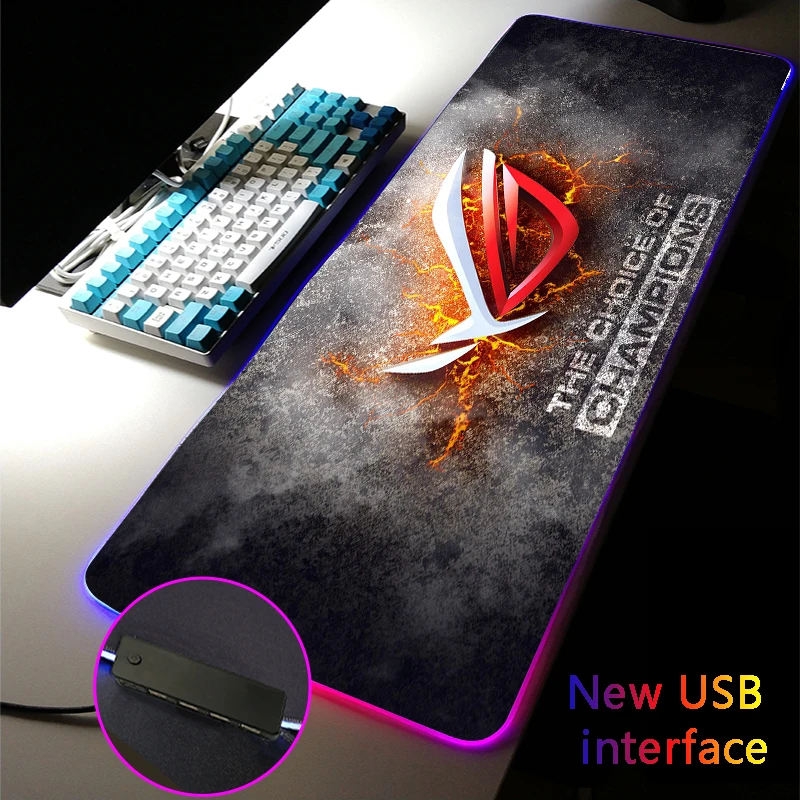 Коврик для мыши Asus Rog RGB под заказ, игровой Настольный коврик XL с несколькими интерфейсами и 4 USB-разъемами
Коврик для мыши Asus Rog RGB под заказ, игровой Настольный коврик XL с несколькими интерфейсами и 4 USB-разъемами