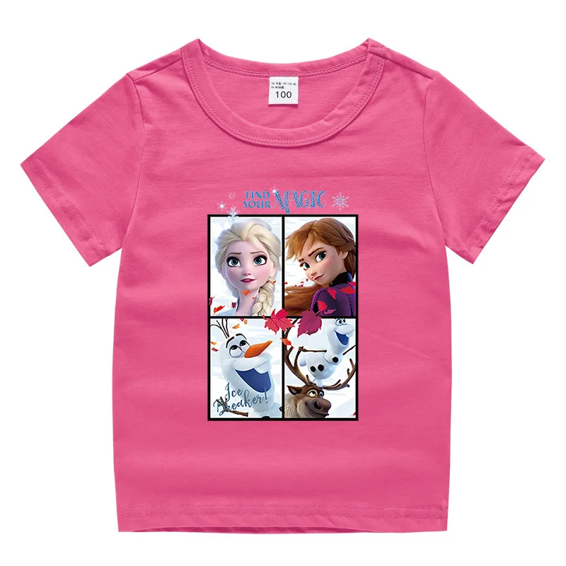 Frozen Anna Elsa Princess Baby Girls Clothes Olaf Sven Cartoon Print T Shirt Funny Child Girl Boy Short Sleeve 100% Cotton Tees
Frozen Anna Elsa Princess Baby Girls Clothes Olaf Sven Cartoon Print T Shirt Funny Child Girl Boy Short Sleeve 100% Cotton Tees
