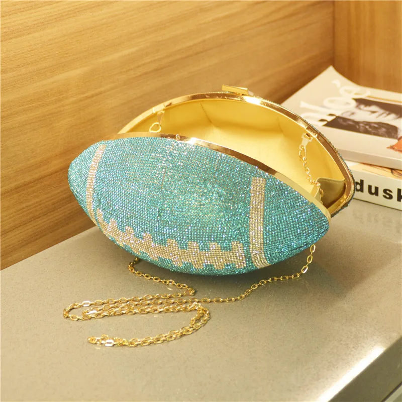European and American Bag Rhinestone Dinner Bag Female Rugby Rubber Diamond Ball Party Banquet Bag Evening Bag Female
European and American Bag Rhinestone Dinner Bag Female Rugby Rubber Diamond Ball Party Banquet Bag Evening Bag Female