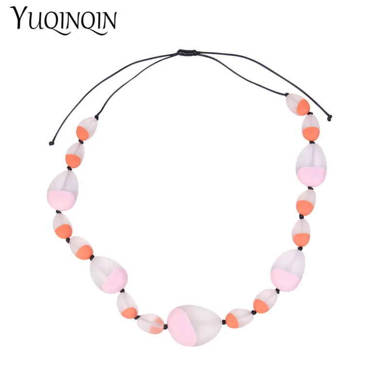 Fashion Rope Custom/Long Necklaces Female Statement Vintage Necklace Women Natural Stone Resin Acrylic Designer Necklace Party
Fashion Rope Custom/Long Necklaces Female Statement Vintage Necklace Women Natural Stone Resin Acrylic Designer Necklace Party