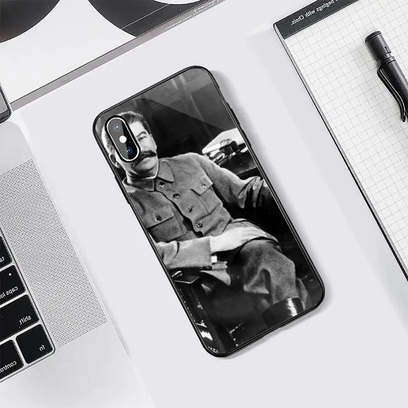 Russian Stalin Ussr Phone Case Tempered glass For iphone 5C 6 6S 7 8 plus X XS XR 11 PRO MAX high quality protective coque
Russian Stalin Ussr Phone Case Tempered glass For iphone 5C 6 6S 7 8 plus X XS XR 11 PRO MAX high quality protective coque