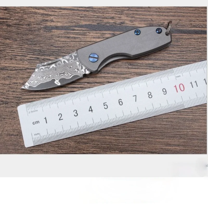 New Mini Tactical Folding Knife Damascus Outdoor Camping Hunting Survival Collection Gift Rescue Mountaineering Key Pendants
New Mini Tactical Folding Knife Damascus Outdoor Camping Hunting Survival Collection Gift Rescue Mountaineering Key Pendants