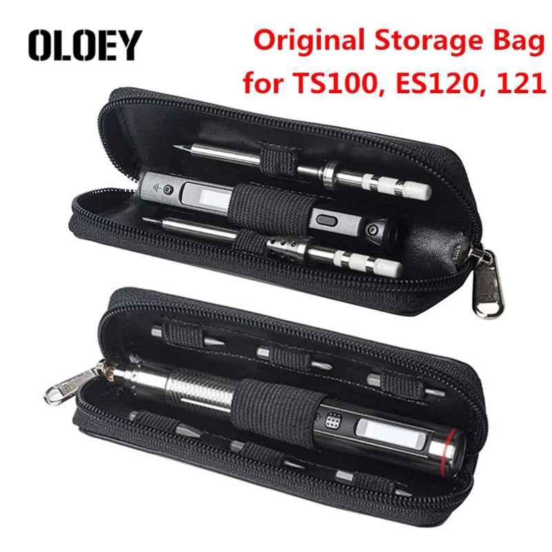 Original Storage Bag for MINI TS100 Case TS80 Soldering Iron ES120 ES121 ES121v Case Screwdriver Carry Waterproof Organizer
Original Storage Bag for MINI TS100 Case TS80 Soldering Iron ES120 ES121 ES121v Case Screwdriver Carry Waterproof Organizer