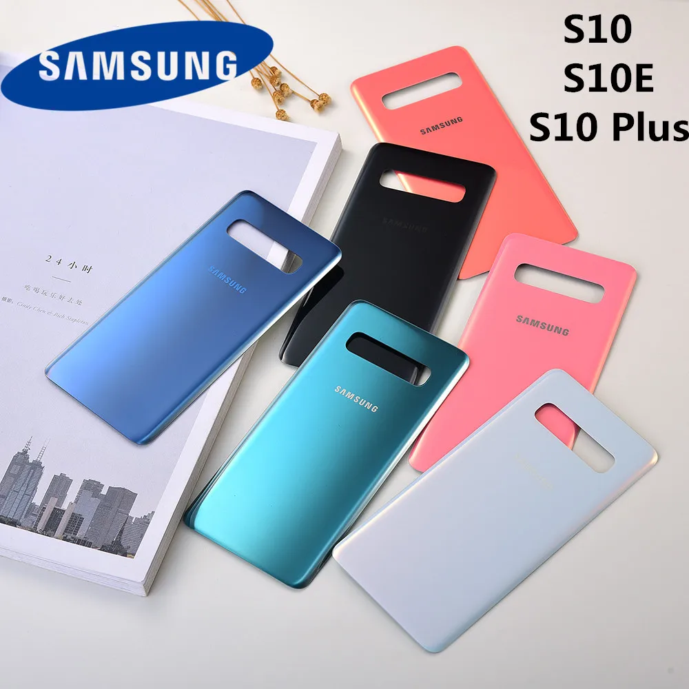 

Original Samsung Galaxy S10 S10e S10 Plus S10+ SM-G9730 Battery Back Case Rear Glass Cover Door Housing Replacement Part Tools