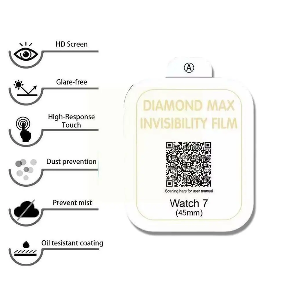 New Watch Film For Series 7 Watch Film 41mm For Iwatch45mm King Soft Film Tpu W7w5
New Watch Film For Series 7 Watch Film 41mm For Iwatch45mm King Soft Film Tpu W7w5