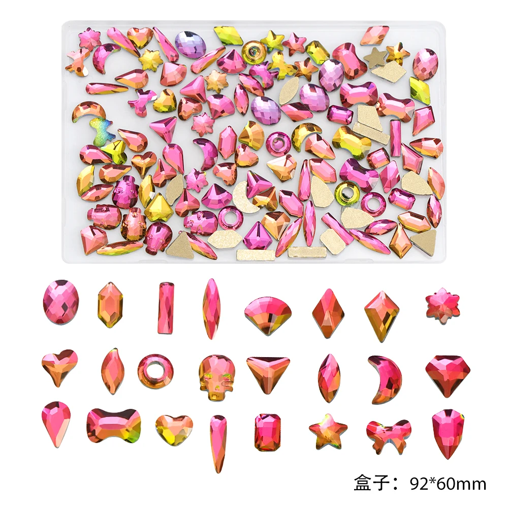 12 Grid Nail Rhinestones shapes Decoration AB Crystal Flat Back Rhinestone Diamond Gem 3D Glitter Nail Art Accessories
12 Grid Nail Rhinestones shapes Decoration AB Crystal Flat Back Rhinestone Diamond Gem 3D Glitter Nail Art Accessories