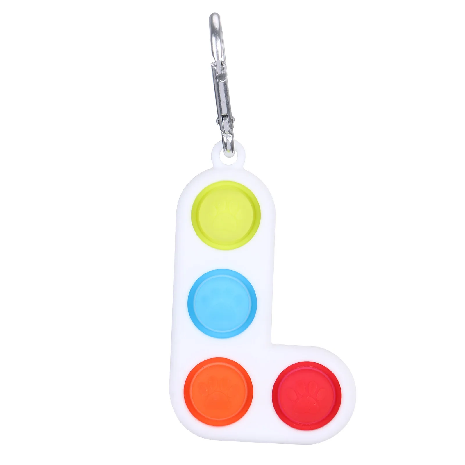 1X decompression toy 1X buckle Keychain Pendant Silicone Decompression Toys Adult Children's Toys Relieve Anxiety Autism
1X decompression toy 1X buckle Keychain Pendant Silicone Decompression Toys Adult Children's Toys Relieve Anxiety Autism