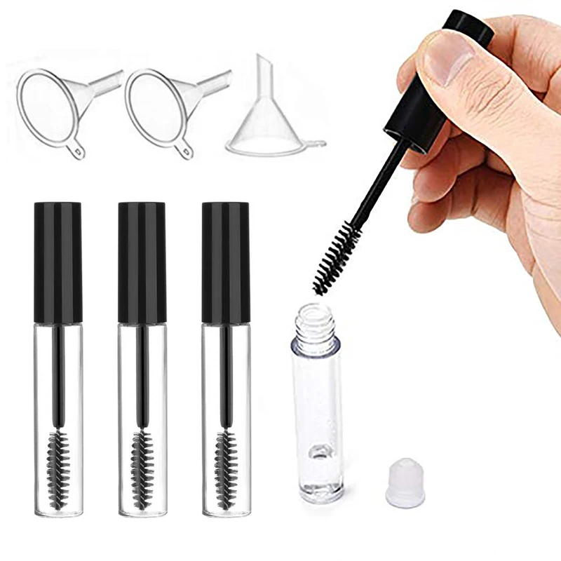 Empty Mascara Bottles With Wand Refillable 3Pcs 10ml Empty Mascara Tube Wand Eyelash Cream Container Bottle DIY Mascara Containe
Empty Mascara Bottles With Wand Refillable 3Pcs 10ml Empty Mascara Tube Wand Eyelash Cream Container Bottle DIY Mascara Containe
