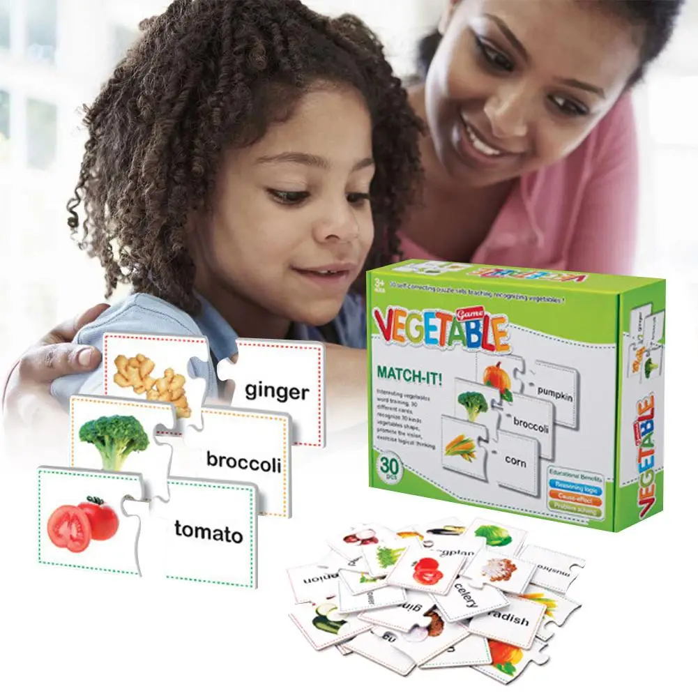 English Word Puzzle Cognitive Card Fruit Vegetable Daily Goods Cognitive Ability Training Engligh Word Learning Card For Kids
English Word Puzzle Cognitive Card Fruit Vegetable Daily Goods Cognitive Ability Training Engligh Word Learning Card For Kids