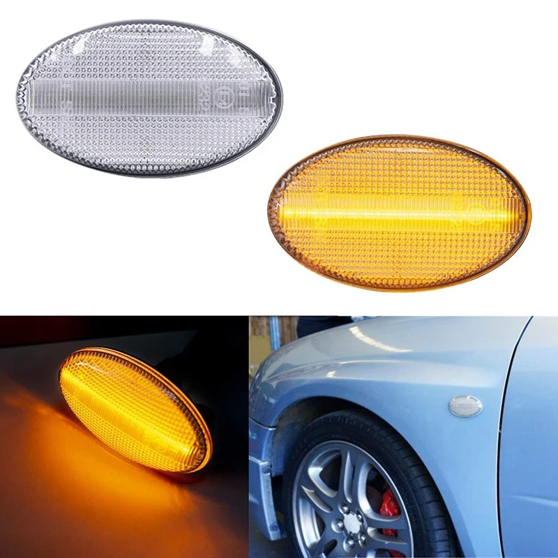 2Pcs Amber LED Side Marker Signal Lamp for Subaru Impreza Wrx STI Forester Liberty 84401SA001
2Pcs Amber LED Side Marker Signal Lamp for Subaru Impreza Wrx STI Forester Liberty 84401SA001