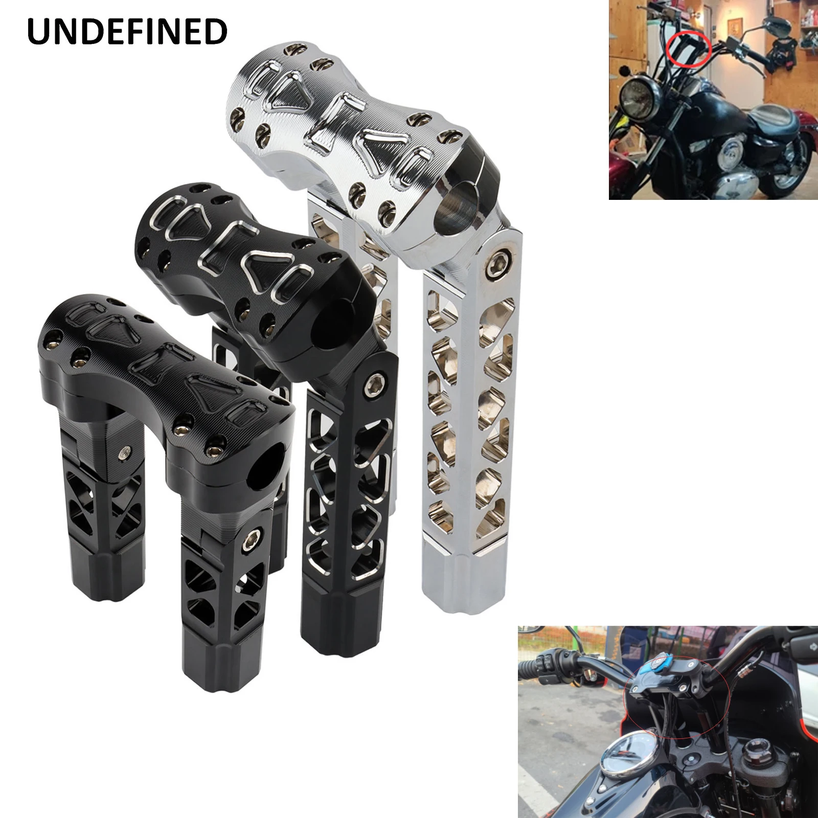 25mm Pullback Handlebar Risers Straight Adjust Riser Clamp for Harley Sportster 883 1200 Softail Fatboy Dyna Street Bob Touring
25mm Pullback Handlebar Risers Straight Adjust Riser Clamp for Harley Sportster 883 1200 Softail Fatboy Dyna Street Bob Touring