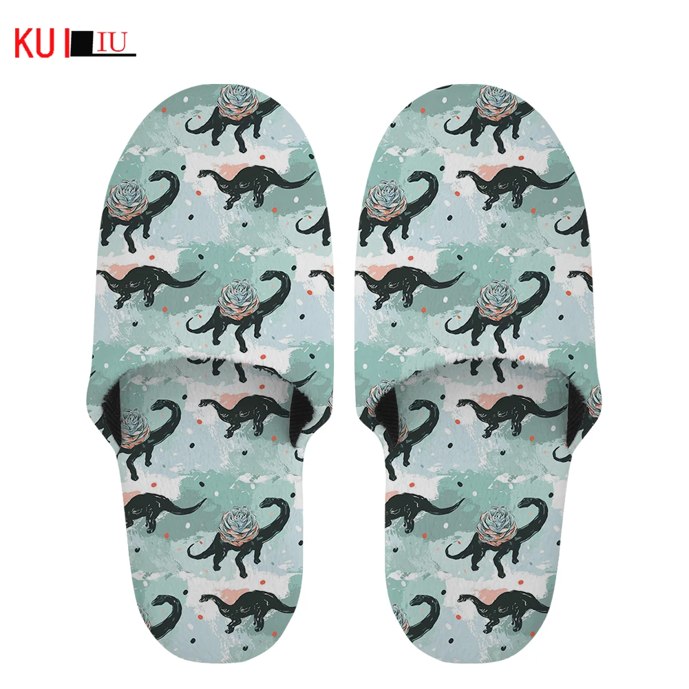KUILIU Dinosaurs Flowers Pattern Winter Slippers Women Men's Shoes Unisex Home Fashion 2021 Couple Sliders Dropshipping
KUILIU Dinosaurs Flowers Pattern Winter Slippers Women Men's Shoes Unisex Home Fashion 2021 Couple Sliders Dropshipping