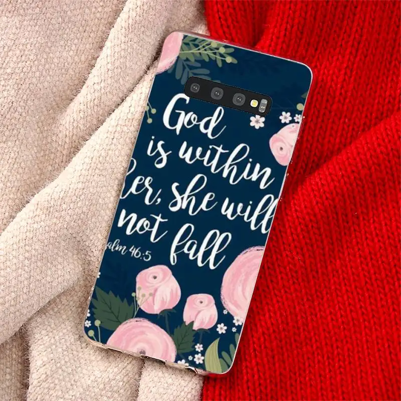 Christian Quote Bible Verse Phone Case Transparent for Samsung A71 S9 10 20 HUAWEI p30 40 honor 10i 8x xiaomi note 8 Pro 10t 11
Christian Quote Bible Verse Phone Case Transparent for Samsung A71 S9 10 20 HUAWEI p30 40 honor 10i 8x xiaomi note 8 Pro 10t 11