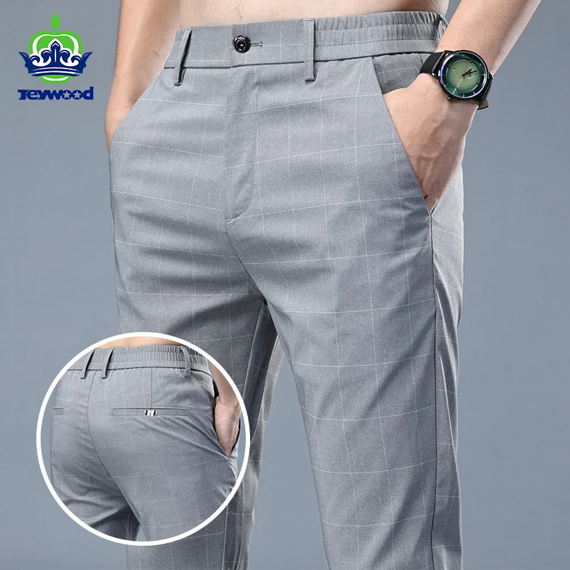 Brand Fashion High Quality Men Pants Straight Long Classic Business Summer Thin England Stripe Plaid Casual Full Trousers Male
Brand Fashion High Quality Men Pants Straight Long Classic Business Summer Thin England Stripe Plaid Casual Full Trousers Male