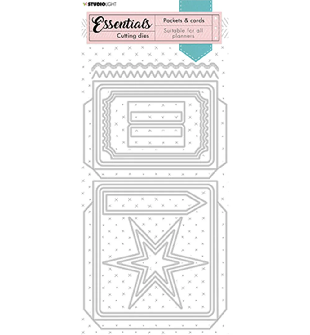Newest Pocket and Label Star Planner Metal Cutting Dies Diy Gift Card Scrapbook Paper Crafts Mold Blade Punch Cut Decorate Dies
Newest Pocket and Label Star Planner Metal Cutting Dies Diy Gift Card Scrapbook Paper Crafts Mold Blade Punch Cut Decorate Dies
