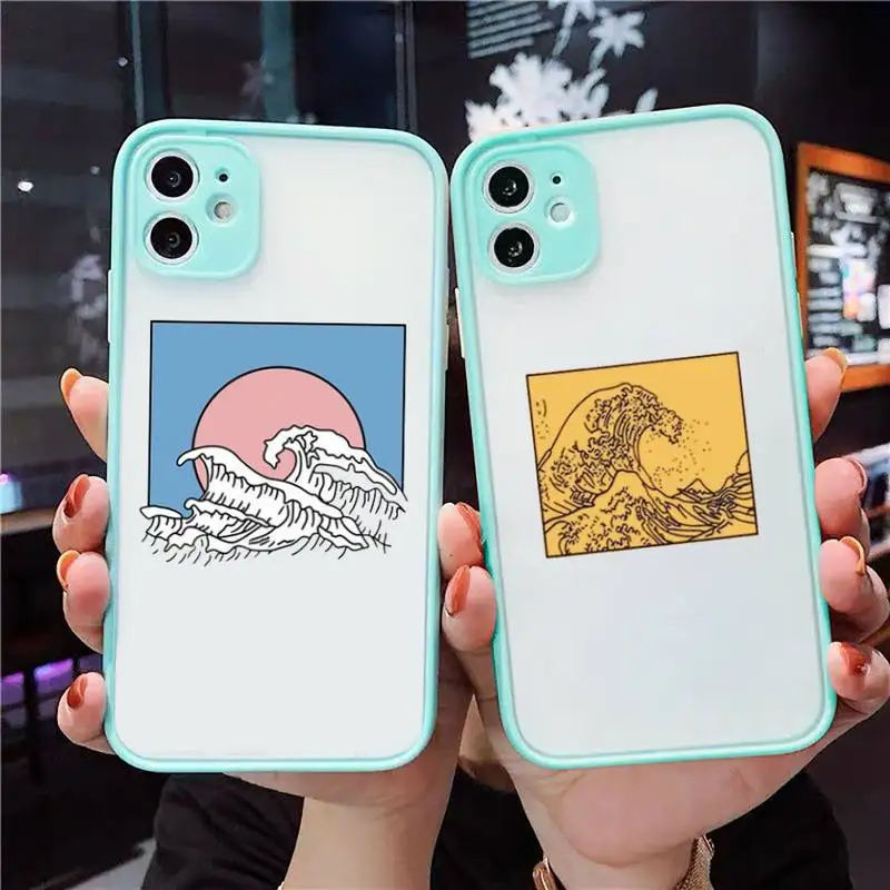 The Great Wave off Kanagawa Phone Case Matte Transparent for iPhone 7 8 11 12 s mini pro X XS XR MAX Plus cover funda
The Great Wave off Kanagawa Phone Case Matte Transparent for iPhone 7 8 11 12 s mini pro X XS XR MAX Plus cover funda