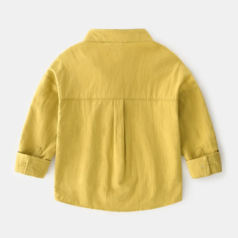 Kids Blouse Boys Solid Color Patchwork Cotton Shirts Stand Collar Children's Blouse for 2-8 Years Old
Kids Blouse Boys Solid Color Patchwork Cotton Shirts Stand Collar Children's Blouse for 2-8 Years Old