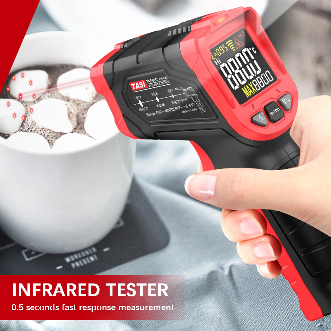 Инфракрасный лазерный термометр-50-480C/ -50-680C/ -50-880C градусов Цельсия цветной дисплей высокая температура
Инфракрасный лазерный термометр-50-480C/ -50-680C/ -50-880C градусов Цельсия цветной дисплей высокая температура